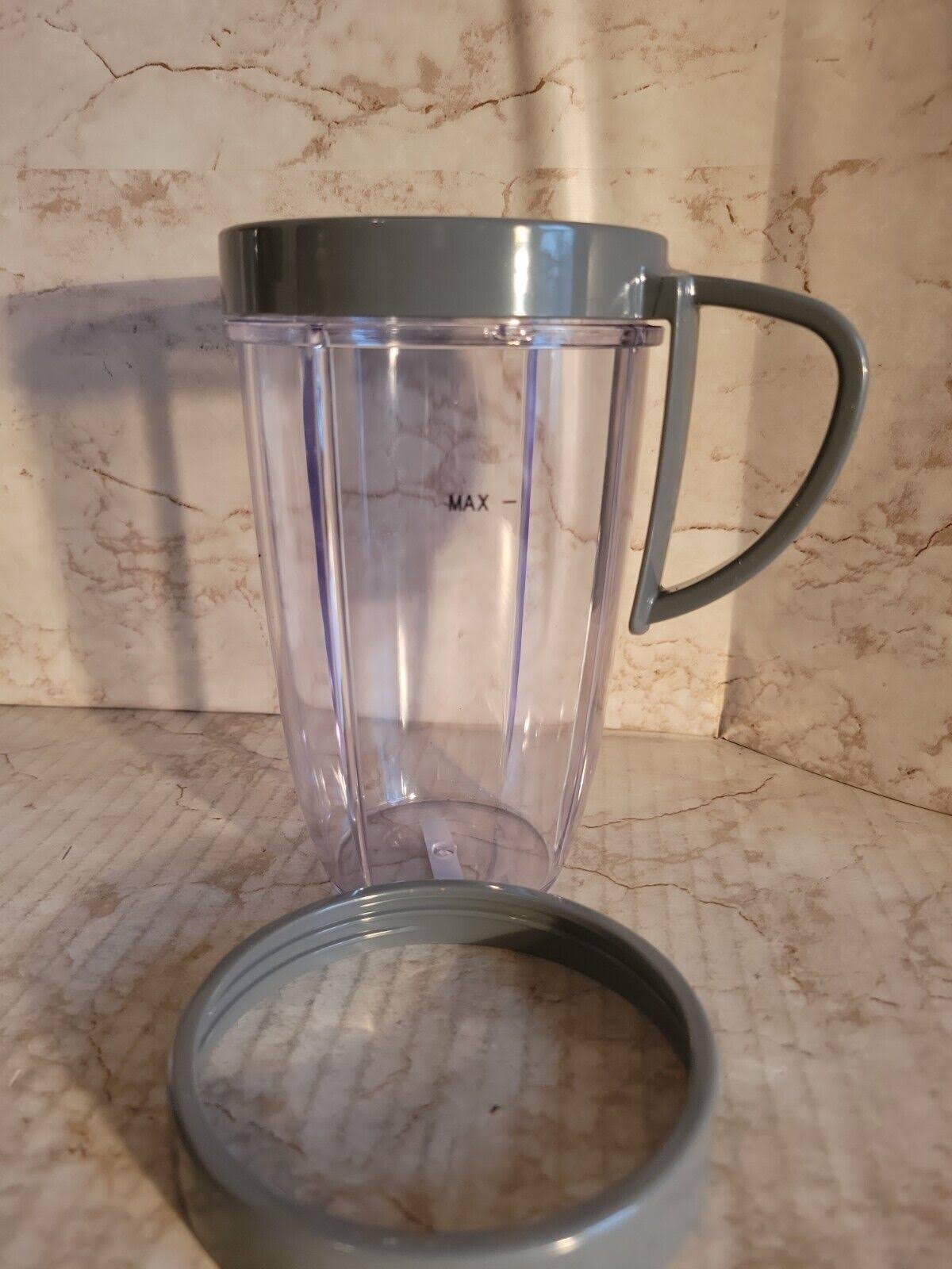 99d440829d686eab9c9accd575f4805780bb71c95bd2165877eed271ea8222ac.jpg QueenTrade Nutribullet 24 Ounce Tall Cup Blender Juicer Mixer Accessory Replacement Part for Pro 900 Watt - Image 1