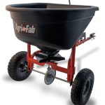 Agri-fab, Inc. 110 lb. Broadcast Tow Behind Spreader Model 45-0527, Size: 15.42 Cu ft, Black
