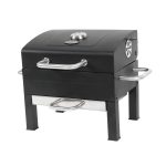 Grill Premium Portable Charcoal Grill. Black and Stainless Steel