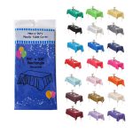 ES 12-Pack Royal Blue Plastic Table Covers 54x108" Tablecloth Reusable