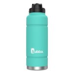 Bubba Trailblazer Insulated Stainless Steel Water Bottle with Straw Lidin Teal, 40 oz., Rubberized, Size: 40 fl oz