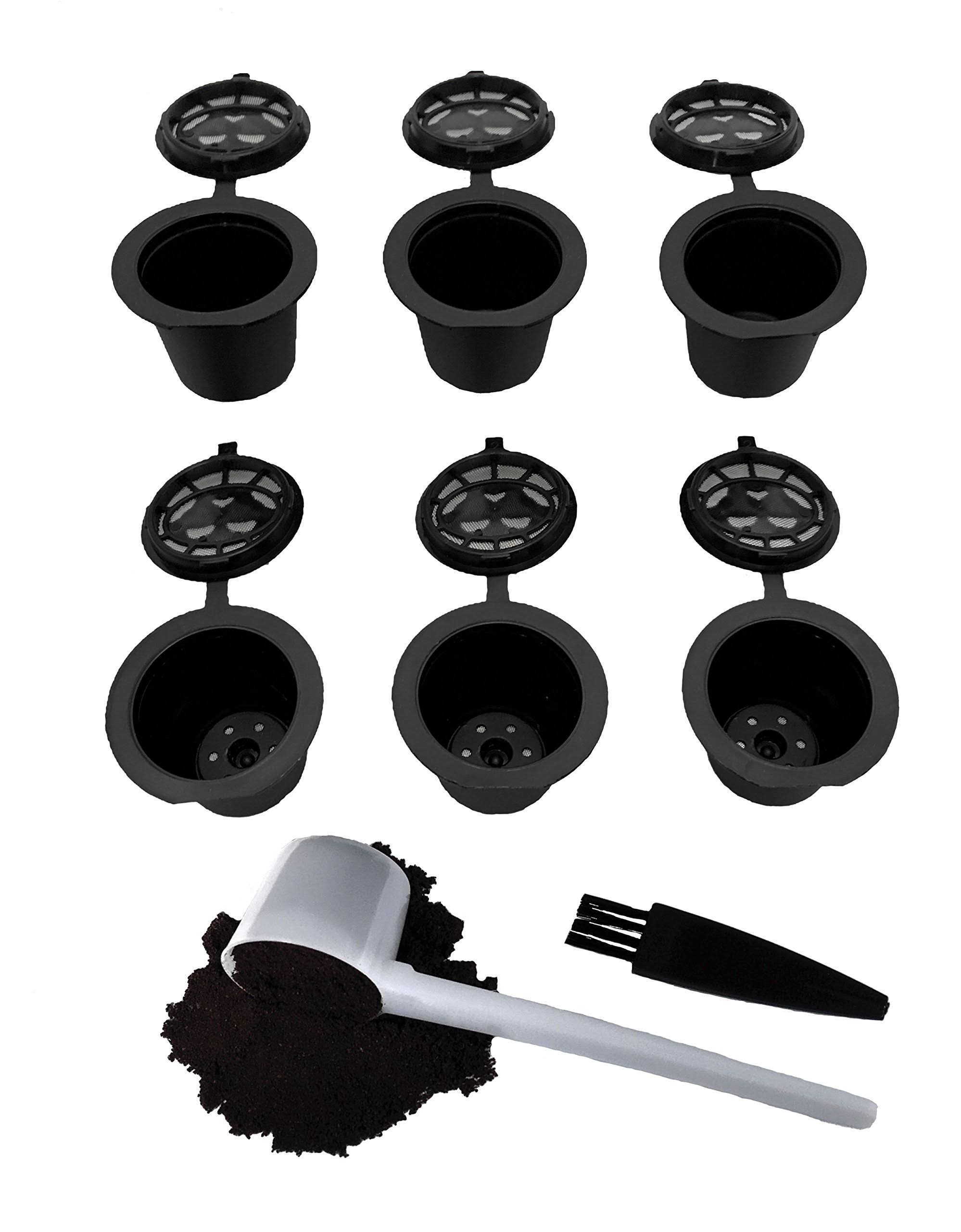 9a773dd707380da38a39d392baeaf2baa7b809d5c42b376189b88443ae5533eb.jpg Reusable Nespresso Capsules - 6 Pack - Refillable Pods for Nespresso Machines - Image 1
