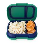 Bentgo Kids' Snack Leak-Proof Storage Container Green/Navy
