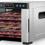 Magic Mill Pro Food Dehydrator Machine | 7 Stainless Steel Trays | Dryer for Jerky, Dog Treats, Herb, Meat, Beef, Fruit | Keep Warm Function, Digital
