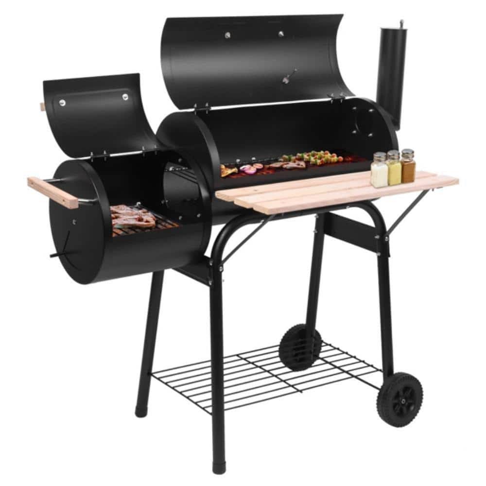 9af0fabe49fbf1fd411fee876c5798e18a64167d73c69077a6c0b36326ac7e5c.jpg Unbranded Portable Charcoal Grill in Black #YC530-Y3 - Image 1