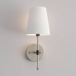 Park Harbor PHWL3071 15" Tall Single Light Wall Sconce - Black and Antique Brass