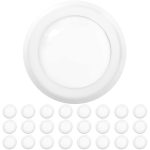 Sunco Lighting 24 Pack 5/6 LED Disk Lights Flush Mount Ceiling Light Fixture Recessed 6000K Daylight Deluxe, 15W, 1050lm, Dimmable Low Profile
