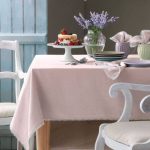 Lenox French Perle Solid Tablecloth Natural