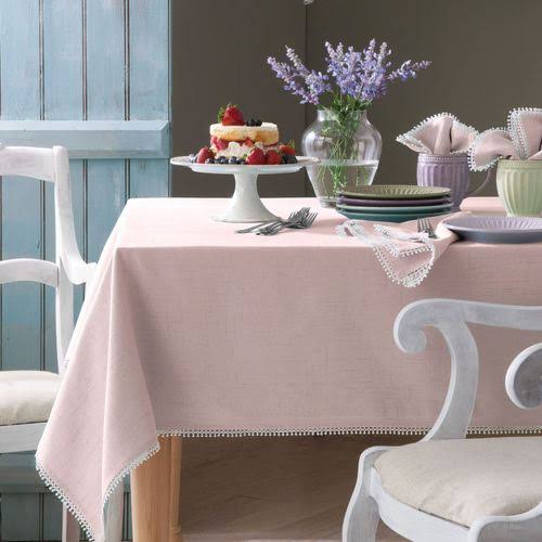 9b6e9a2977fcba9b84ea257963a8ef456a8623059259fab2e17ecdcadd0f09cf.jpg Lenox French Perle Solid Tablecloth Natural - Image 1