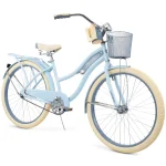 Huffy. nel Lusso Classic Cruiser Bike with Perfect Fit Frame. Women's. Light Blue. 26 - MadeInUSA