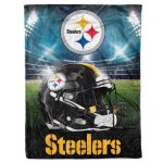 logobrands Pittsburgh Steelers 60" x 80" Stadium Lights Blanket