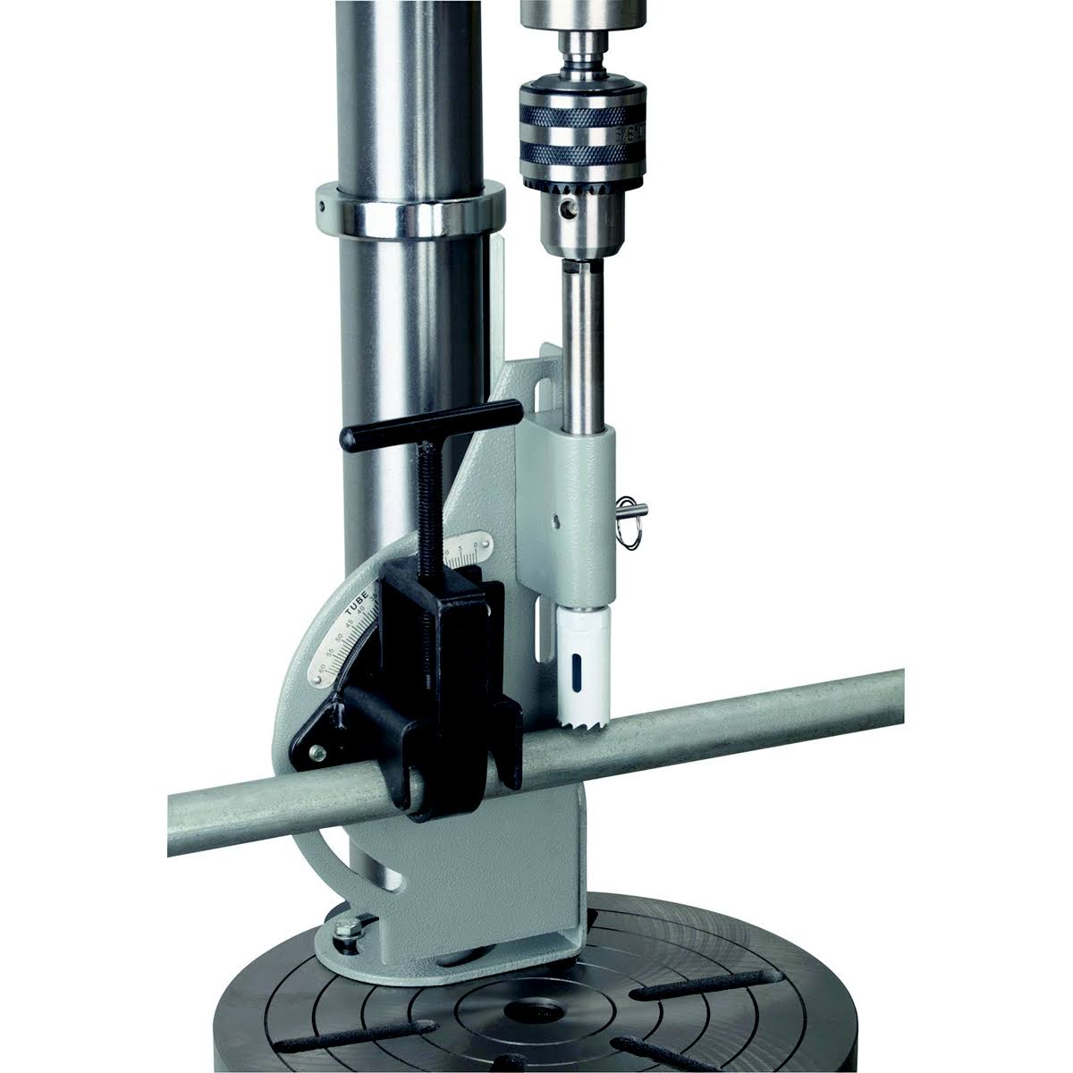 Central Machinery Precision Pipe and Tubing Notcher for Up to 2 inch Diam with 0 to 60 Degrees in 1 Degree Increments