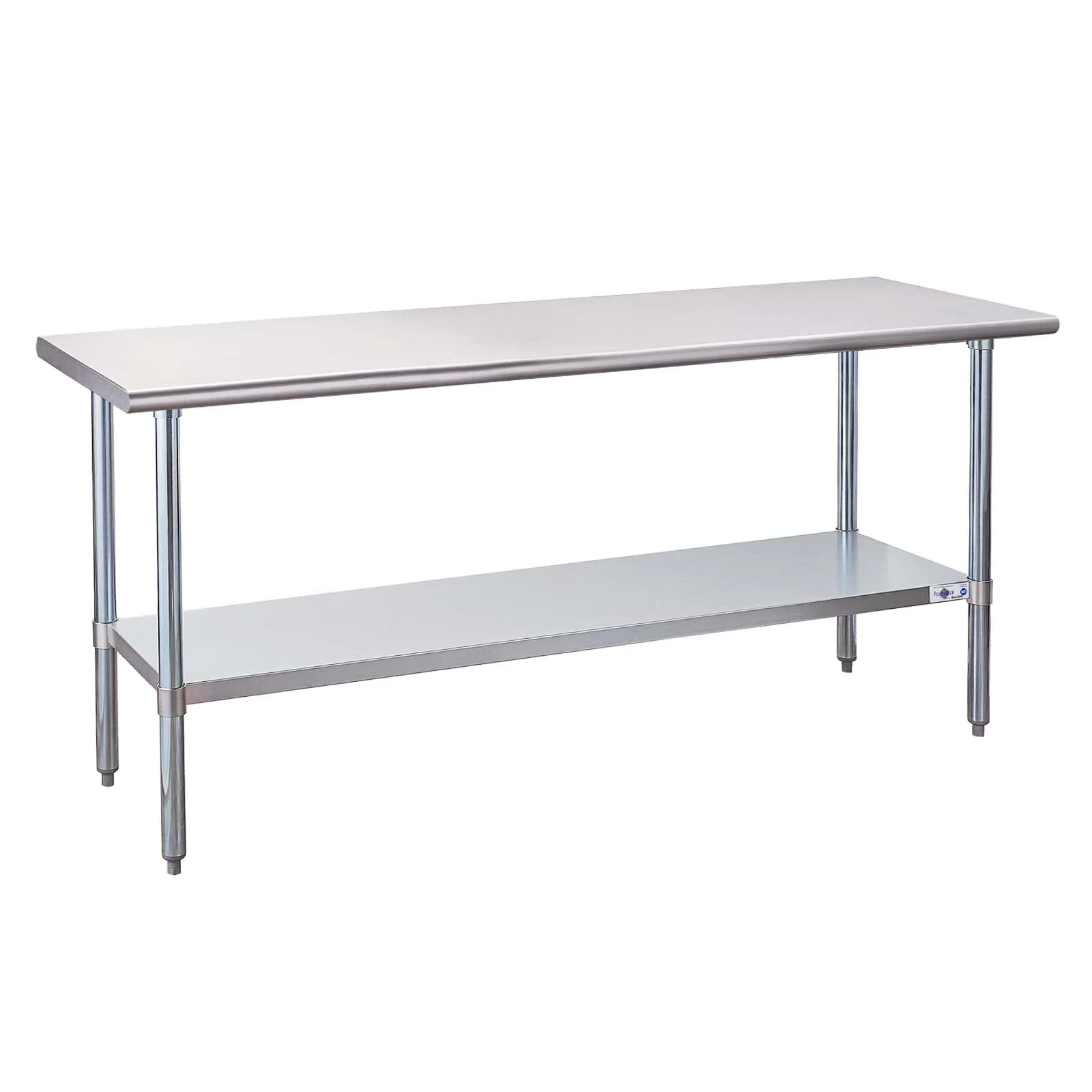9c075abe627b280a0ab49cb3f97e45af0854c9f767a53c18ad8f5c1a112accff.webp Profeeshaw Stainless Steel Prep Table NSF Commercial Work Table - Image 1