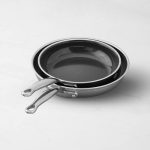 GreenPan Premiere Stainless-Steel Ceramic Nonstick 8" & 10" Fry Pan Set | Williams Sonoma