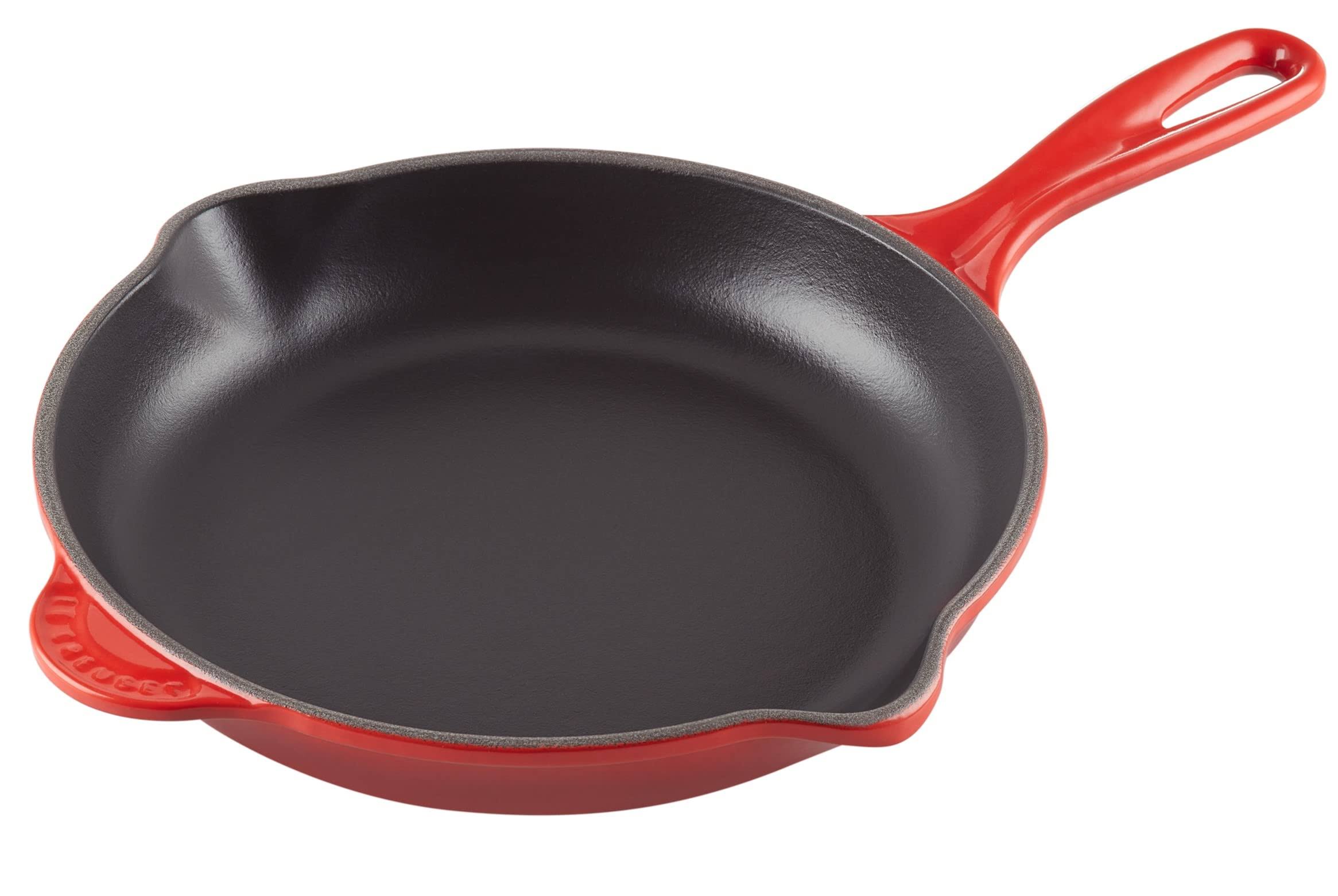 9c47640aaf650b79816d8662ab43e07f765de7473e1d98100b2a9832317b1f95.jpg Le Creuset 9" Cast Iron Skillet - Cerise - Image 1