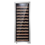 Kalamera 80 Bottle Single Zone Freestanding Compressor Wine Cooler, Black