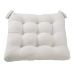 Mainstays Textured Chair Cushion, Silver, 1-Piece, 15.5 inch L x 16 inch W, Size: 15.5 inch x 16 inch x 2.95 inch