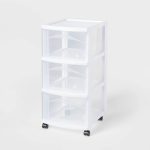 3 Drawer Medium Cart White - Brightroom