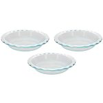 Pyrex Easy Grab Glass Pie Plate, 9.5"