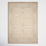 Joss & Main Amanda Natural/Blue Rug Rug Size: Rectangle 7'9" x 9'9"