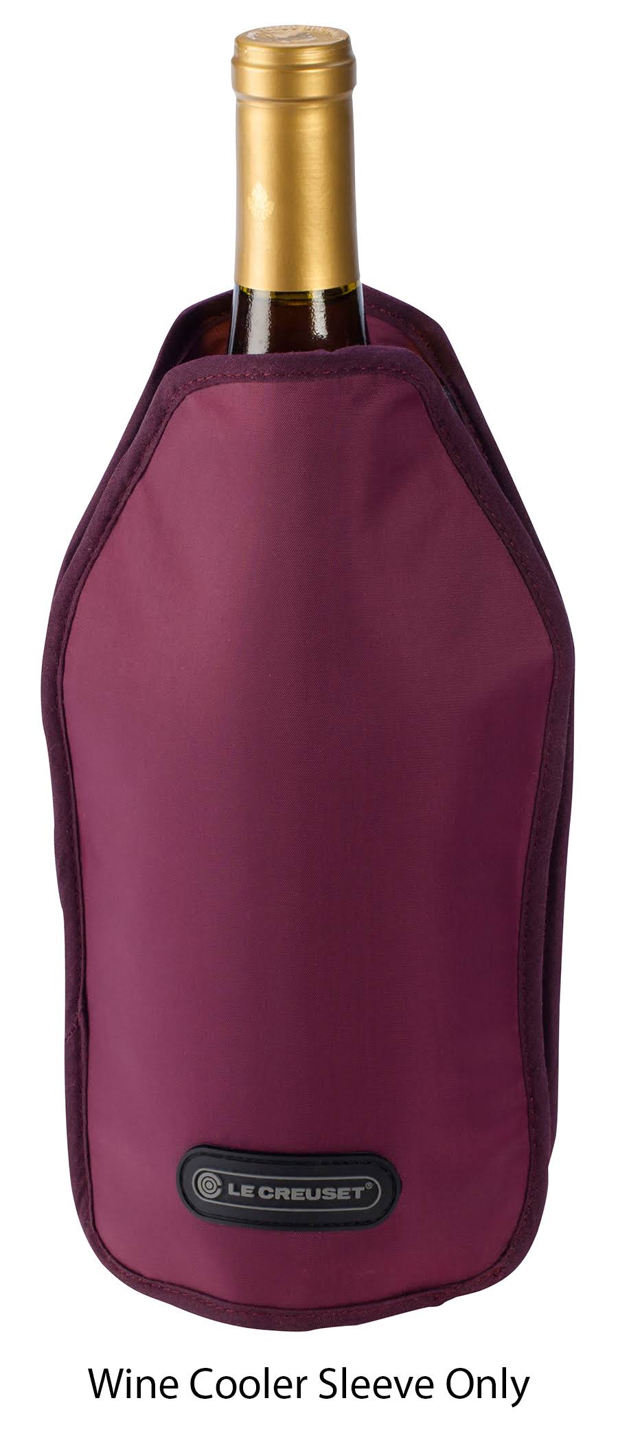 9ce30c3420cb4382ff043d146ca5d4f65ae842f580299b7f4af7bd7bacf797d1.jpg Le Creuset Burgundy Wine Cooler Sleeve - Image 1