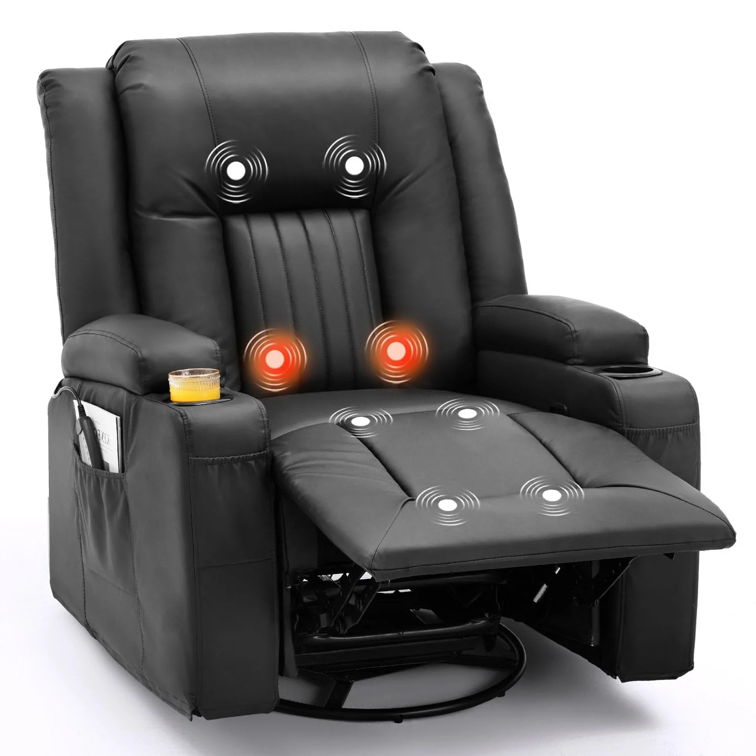 9cfe011e855a0607dbf57cb2c5fed09c0b3cac7ed536f294611fc675fb630c17.webp AECOJOY Massage Recliner Manual Chair with Heating & 360° Swivel Rocking Function, Black - Image 1
