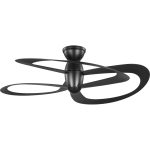 Progress Willacy 3-Blade 48" Ceiling Fan - Black - P250063-031