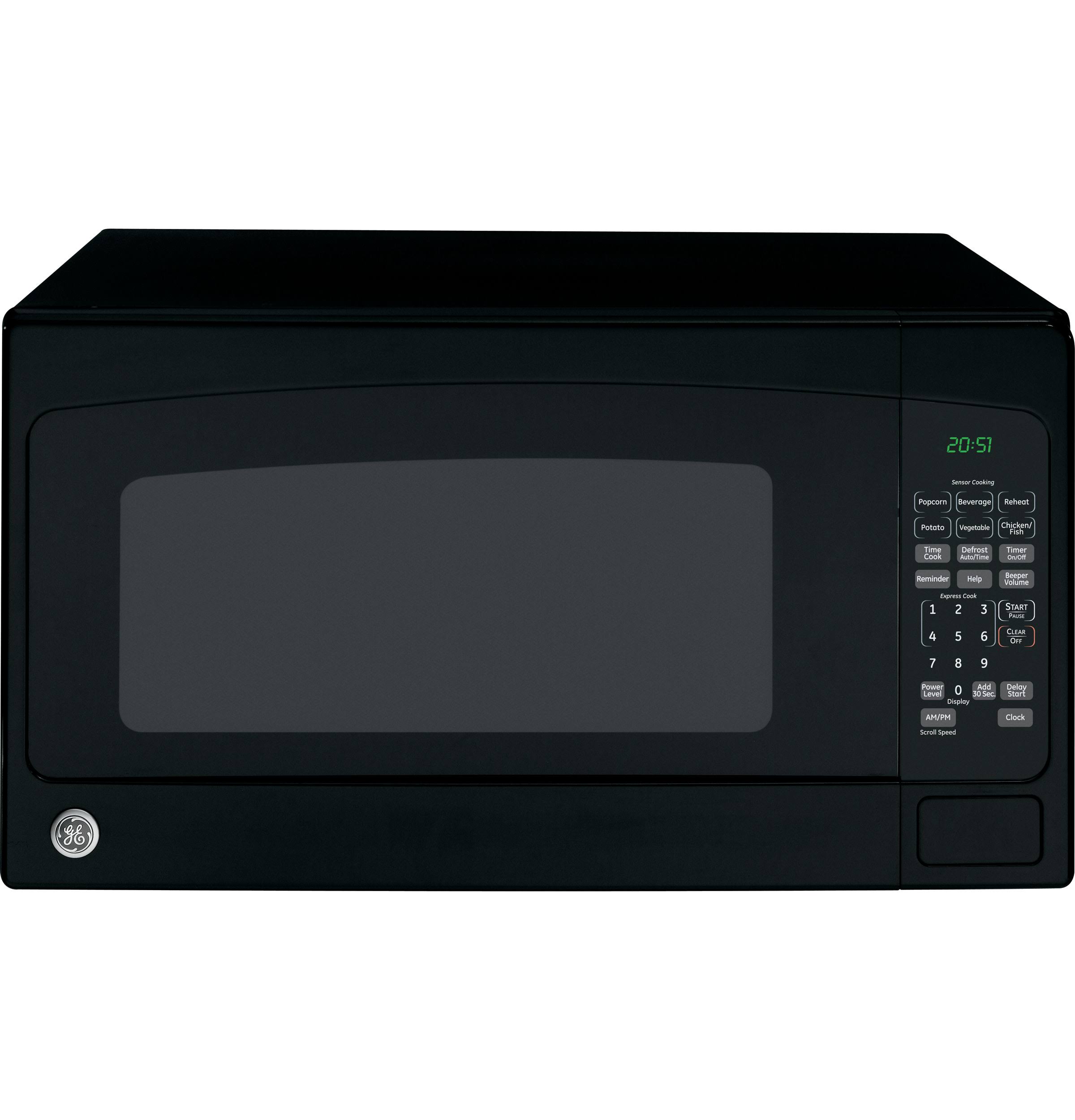 9d5432e2a62ec6cd2b82b4b3f4ccf715d01283a6ba2b79f58fe8304cad019c1d.jpg GE JES2051 1200W Countertop Microwave Oven - 2 cu ft - black - Image 1