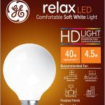 GE Lightning LED20 Deco Frosted Finish Dimmable Durable LED Bulb, 40W, Soft White