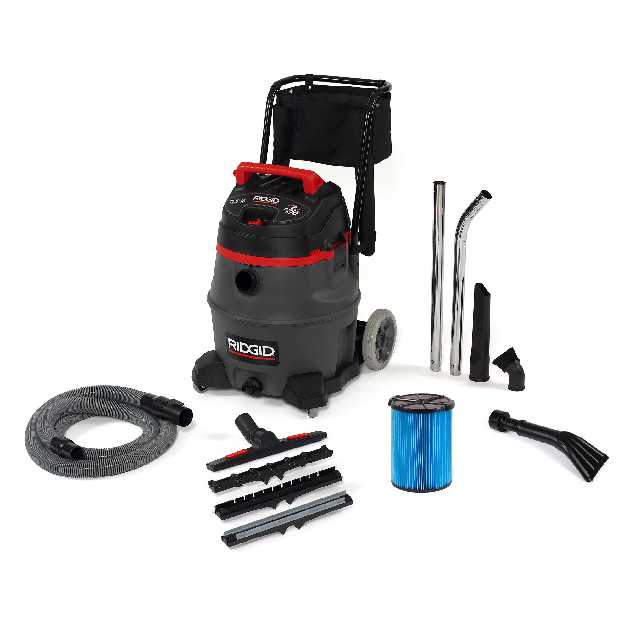 9d66035fee0f1f063b422b92a24781e3c11f311cf396ba4fb29c9e80519c798c.jpg Ridgid 50363 2-Stage Wet/Dry Vacuum, 16 Gal - Image 1