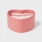 Threshold Accents | Target Threshold Sugared Watermelon Ceramic Heart Shaped Candle | Color: Pink | Size: 8oz | Dealswithtiff's Closet