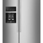 KitchenAid 24.8 Cu. ft. PrintShield Stainless Steel Side-By-Side Refrigerator with Exterior Ice and Water Dispenser - KRSF705HPS