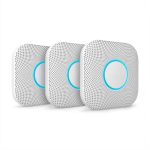 Google Nest Protect - Smoke Alarm and Carbon Monoxide Detector - Battery Operated - 3 Pack