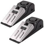 Door Stop Alarm, Door Stopper Security for Home Travel Apartment with 120dB Siren Portable Safety Tool 2 Pack