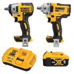 20V MAX XR Cordless Automotive 2 Tool Combo Kit with (1) 1/2 in.. (1) 3/8 in. Impact Wrench and (1) 5.0Ah Battery-Instock