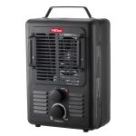 Hyper Tough 1500W Utility Space Heater, Size: 10.24 inch x 6.89 inch x 15.91 inch, Black