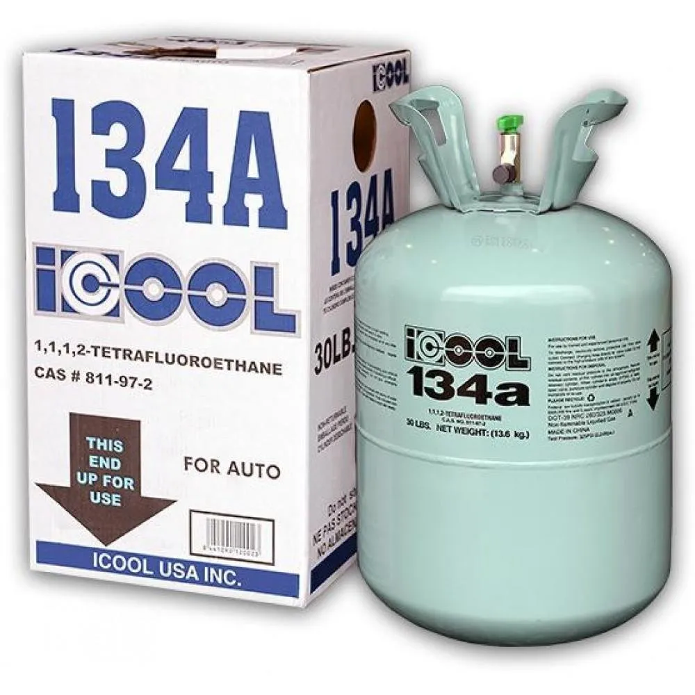 9e865fe31cd9e1b70b5b6fd7a1487f0fb2aa1fb3e4aa6d8e271580abc0ccb694.webp R134A Refrigerant. Full of R-134A. Net 30LB Tank. Suitable for automotive air conditioners. refrigerators-Make in USA - Image 1