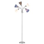 Room Essentials 5 Head Floor Lamp Blue
