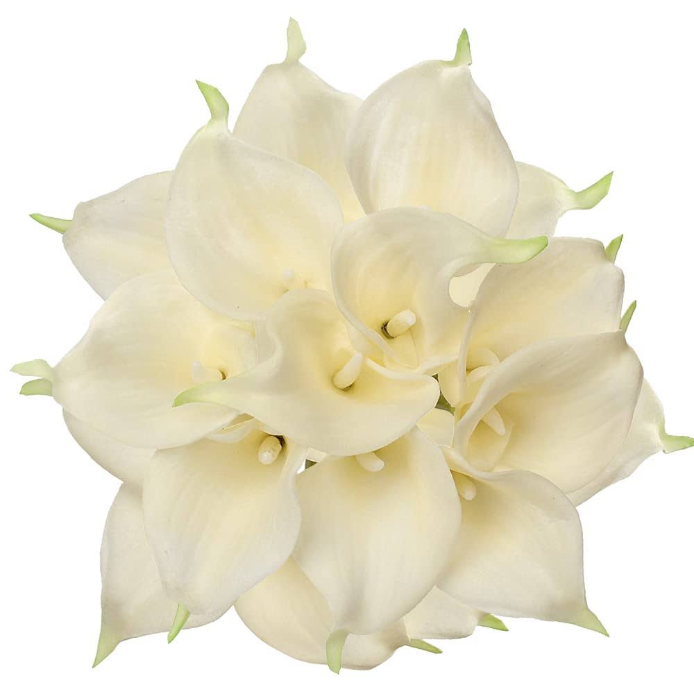 9ea0aa1e1b5c343d404855ee0891e5c9d37bfda352435c9b17fac023ec4d51ce.jpg Calla Lily Artificial Flowers Real Touch Flowers Fake Lily Fake Flowers for Decoration Calla Lillies Artificial Spring Flowers Tiger Lilly Flowers - Image 1