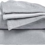 Bedsure Fleece Blanket Throw Blanket - Light Grey Lightweight Blankets for Sofa, Couch, Bed, Camping, Travel - Super Soft Cozy Microfiber Blanket