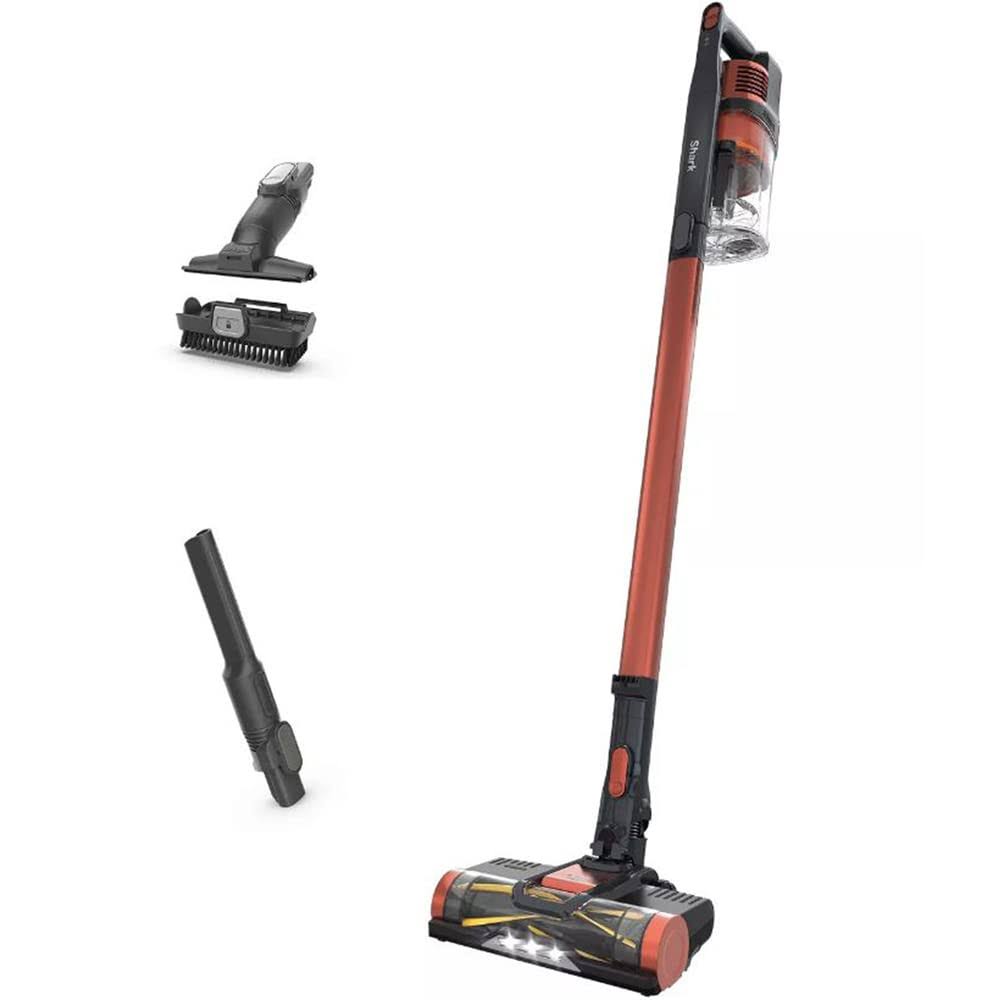 9ec8f39073b42ae07a4e4b071cc118de0223971be0cf8809a480c5a8d74c26fe.jpg Shark Impact Pet Pro Cordless Vacuum with Zero-M Orange - Renewed - Image 1