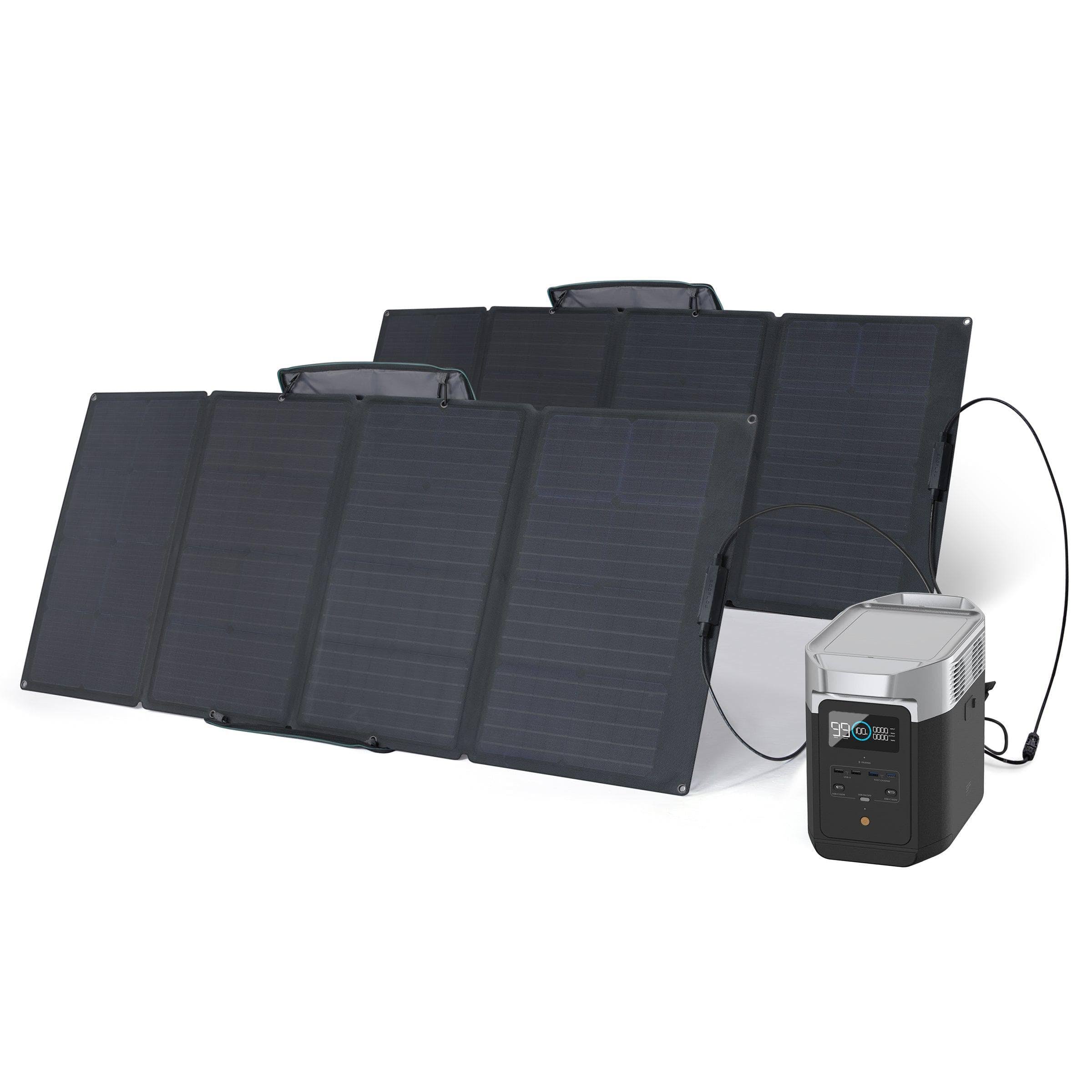 9ef2fda88ea30b00739e91910ede7c9275a22d88d0b1574548b8c38f46ce4b69.jpg EcoFlow Delta 2 + 160W Portable Solar Panel, 2 - Image 1