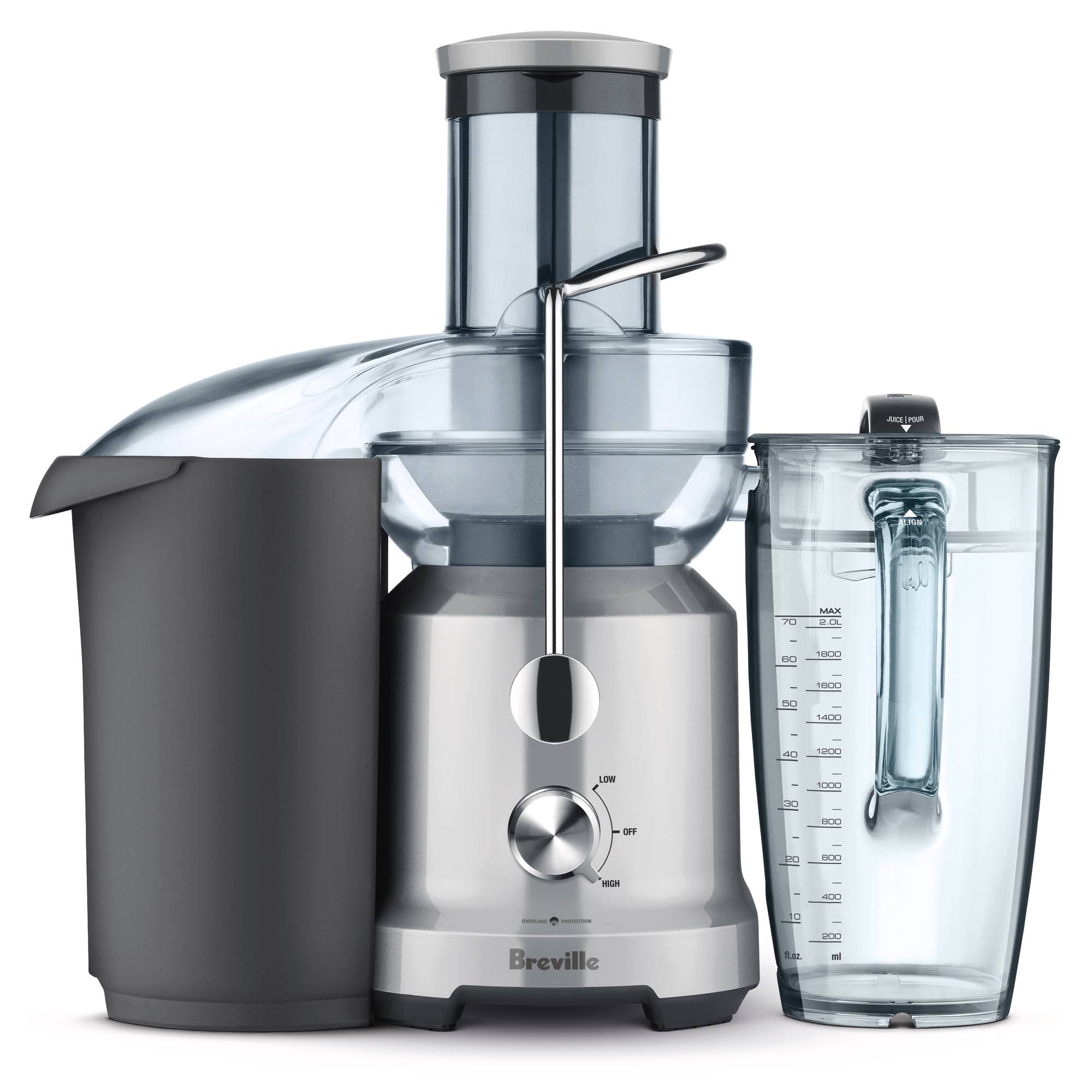 9f28e98b0a324ab269694b68e20a1381e93bd9d5ca4d679969217b15311581b9.jpg Breville Juice Fountain Cold Juicer - Silver - Image 1