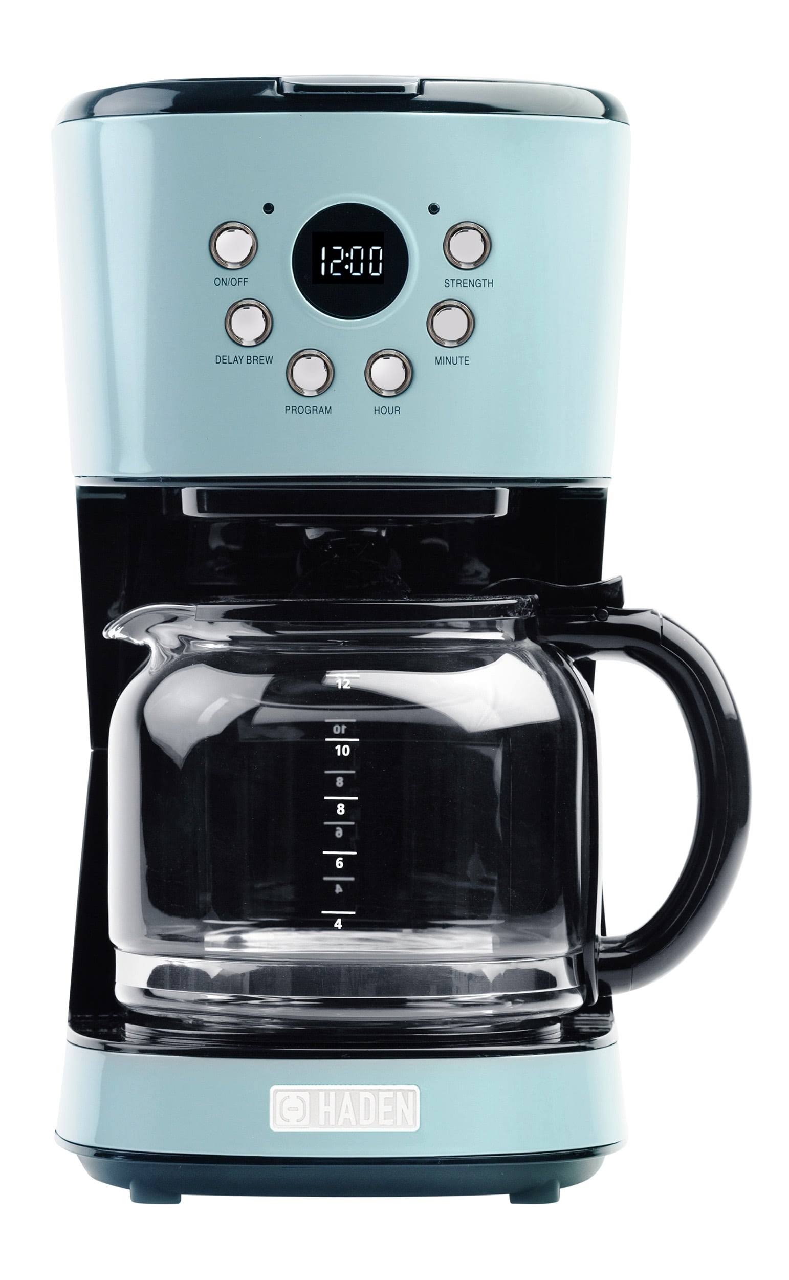 9fb97ca624fa4cd92c453c305a7d95b7f59dfc05d6f84ac1e6e842b55aea3b2e.jpg Haden Heritage Turquoise 12-Cup Programmable Coffee Maker - Image 1