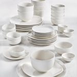 Tabletops Unlimited Inspiration by Denmark Soft Square 42 Pc. Dinnerware Set