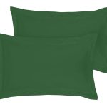 Royale Linens Pillow Shams 2 Pack Standard Size 20x26 inch - Brushed 1800 Microfiber - Bed Pillow Shams, Wrinkle Resistant Soft and Cozy - Back