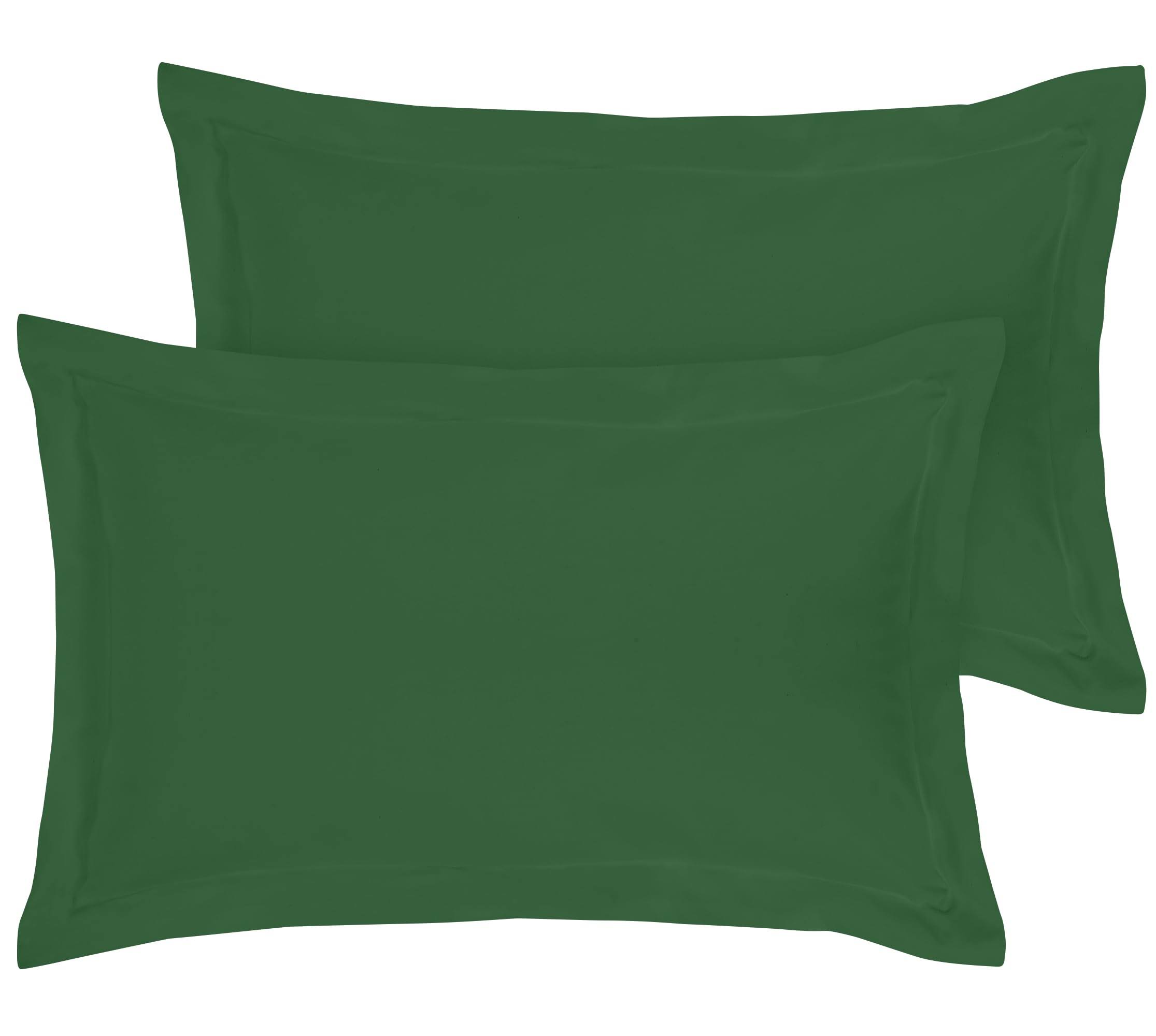a01e434eacfac8544abdb8aa88a691515ae89f53484f41720fee24db80ca1717.jpg Royale Linens Pillow Shams 2 Pack Standard Size 20x26 inch - Brushed 1800 Microfiber - Bed Pillow Shams, Wrinkle Resistant Soft and Cozy - Back - Image 1