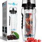 AquaFrut 32oz Fruit Infuser Water Bottle (Black)