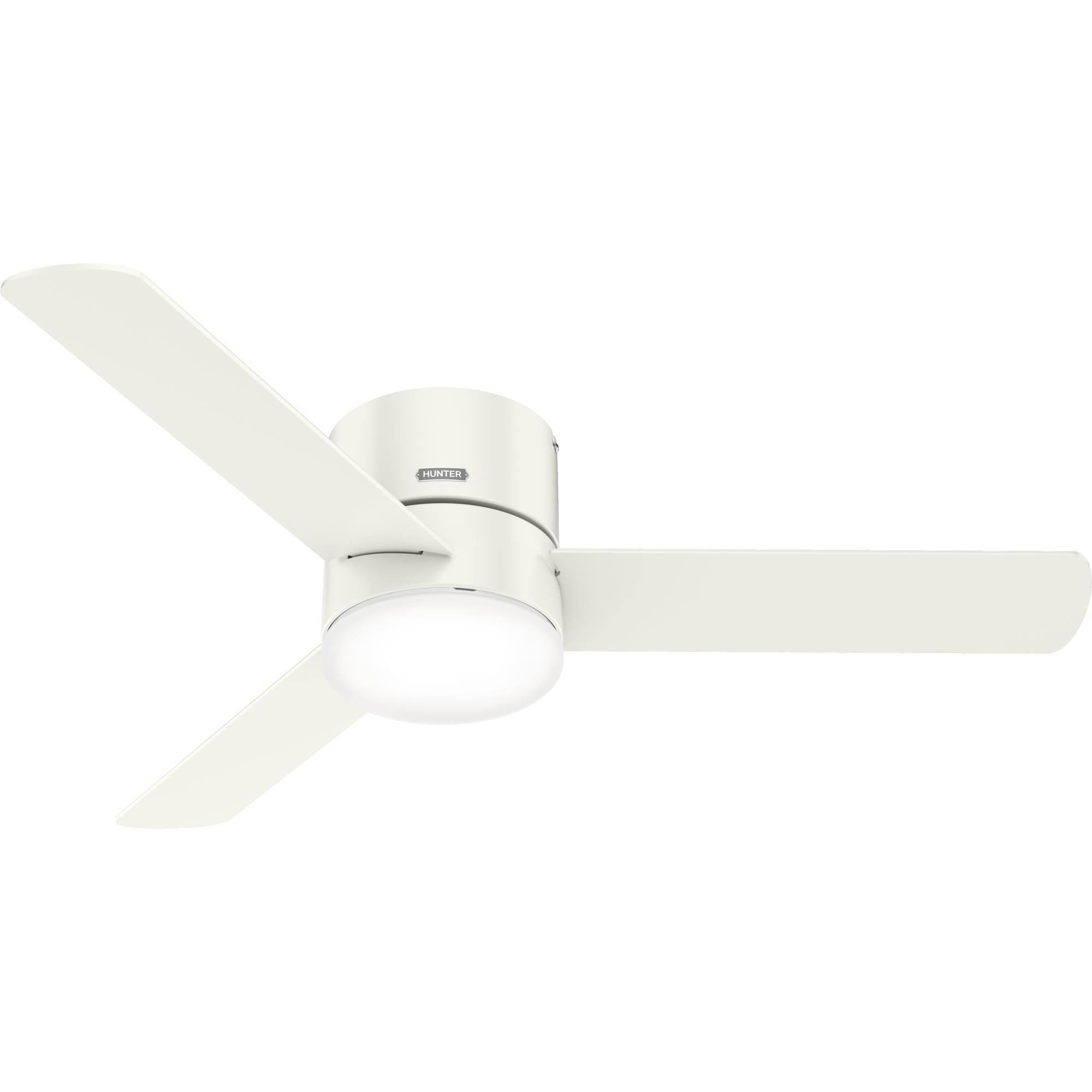 a024febef53e53765943d55bd4edb44f06d7caa4b0c9a6efdcc0394c352a41a4.jpg Hunter Minimus 52" LED Ceiling Fan - Fresh White - 51433 - Image 1