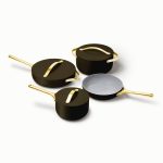 Caraway 12-Piece Ceramic Cookware Set - Nonstick, Non-Toxic, Oven Safe - Compatible with All Stovetops